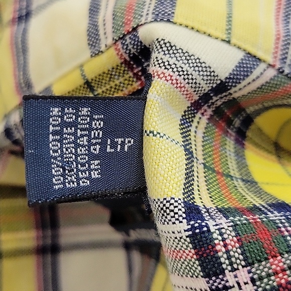 Ralph Lauren  men's XL plaid button down long sleeve shirt - Picture 4 of 4